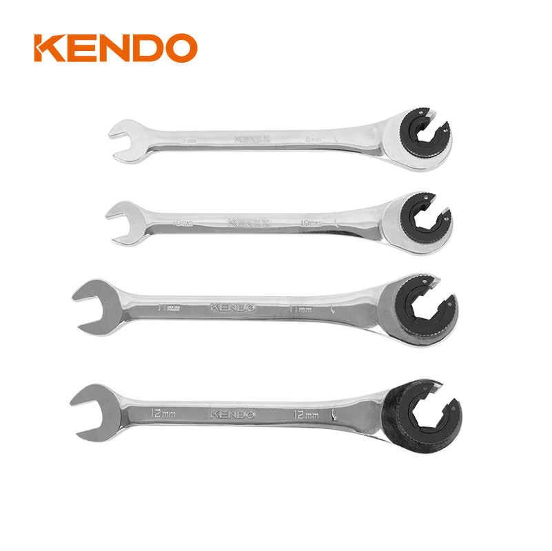4pc Flare Nut Ratchet -Schraubenschlüsselsatz