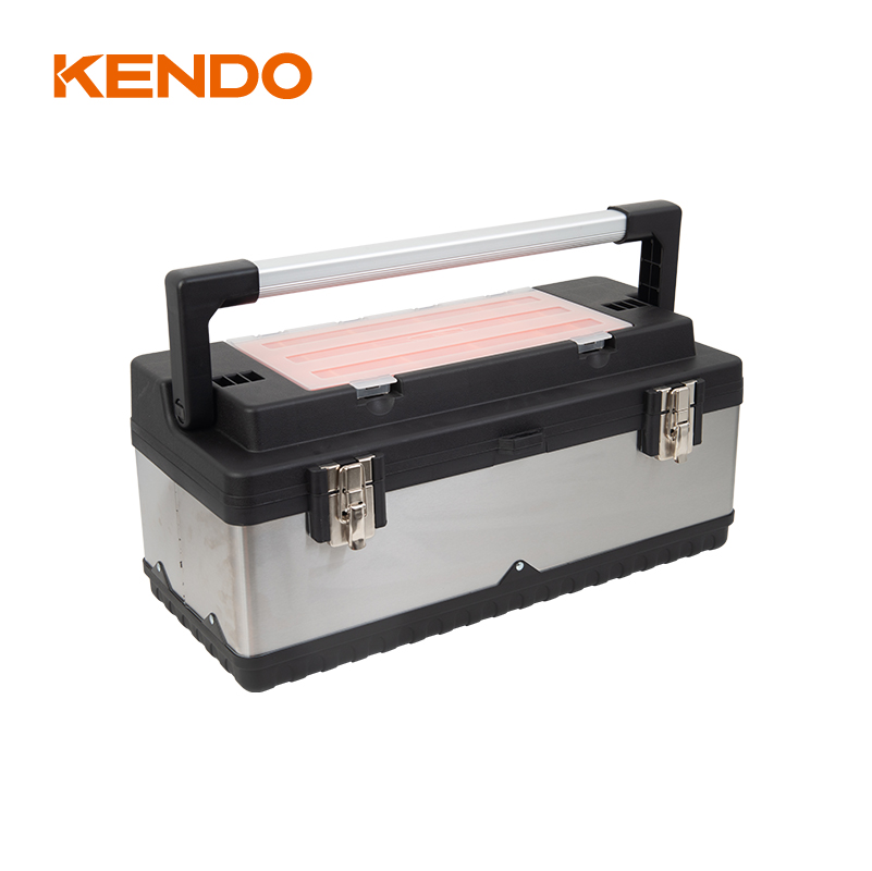 (23-1/5') 59 cm Edelstahl-Werkzeugkasten aus Kunststoff und Stahl