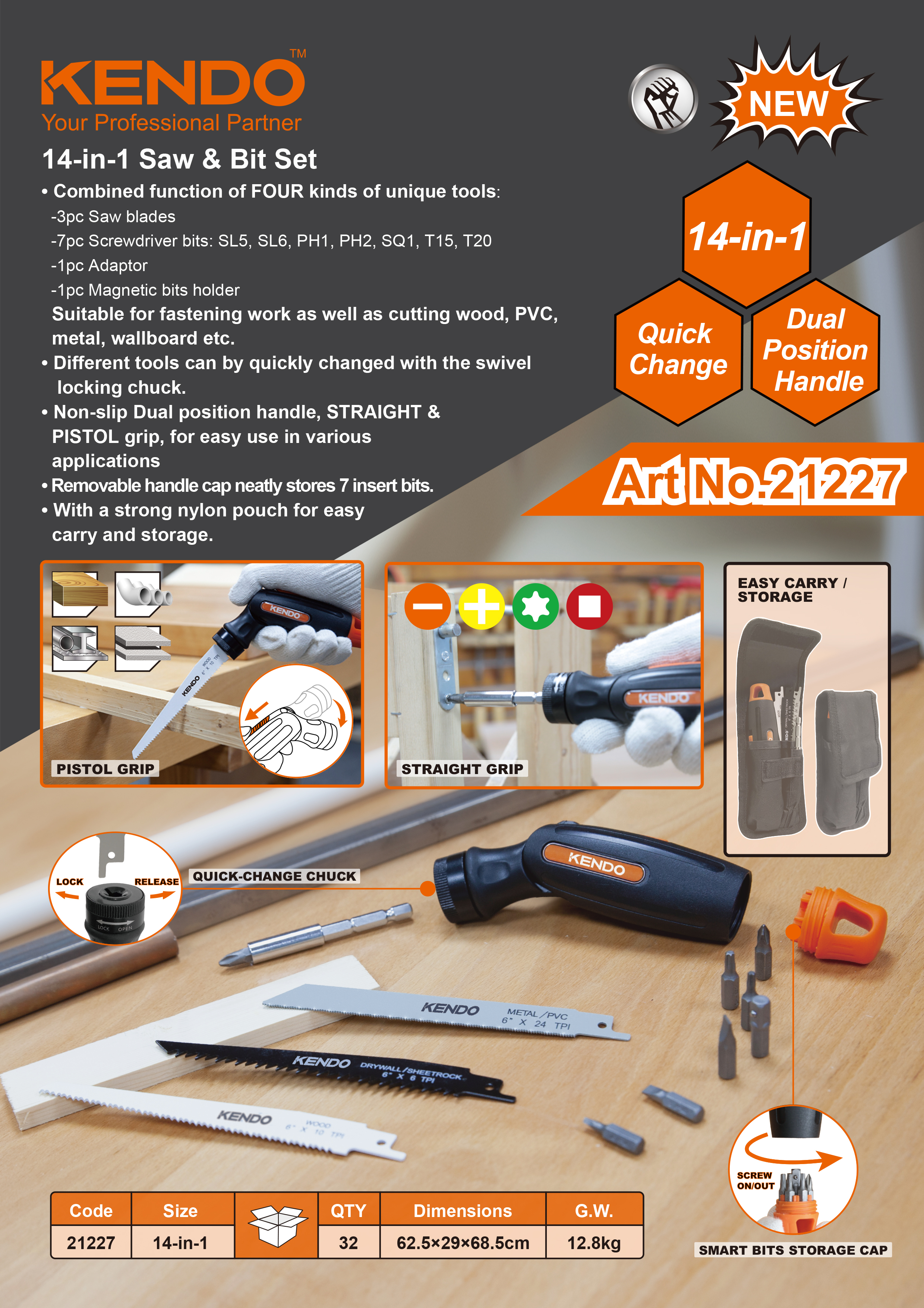 S&auml;gebits gesetzt