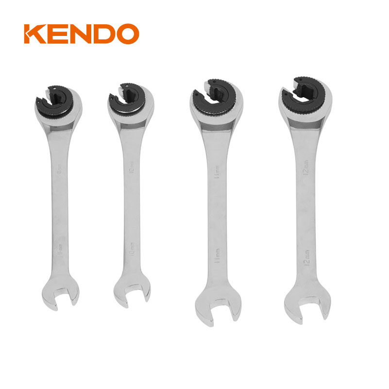 4pc Flare Nut Ratchet -Schraubenschlüsselsatz