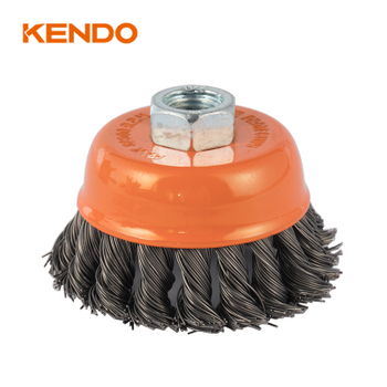 Topfbürste, gezopfter Draht