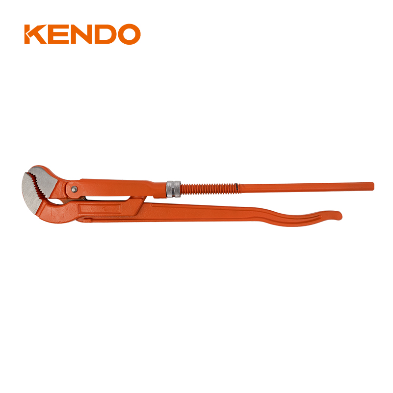 S-Typ-Rohrzange mit gebogener Nase