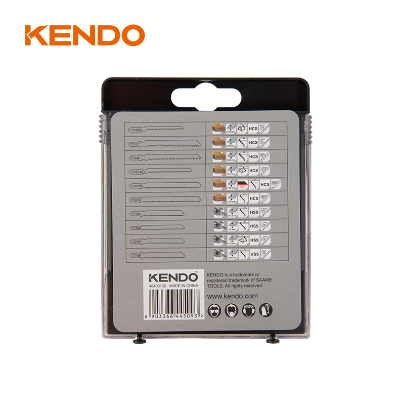 10-teiliges Stichsägeblatt-Set mit T-Schaft