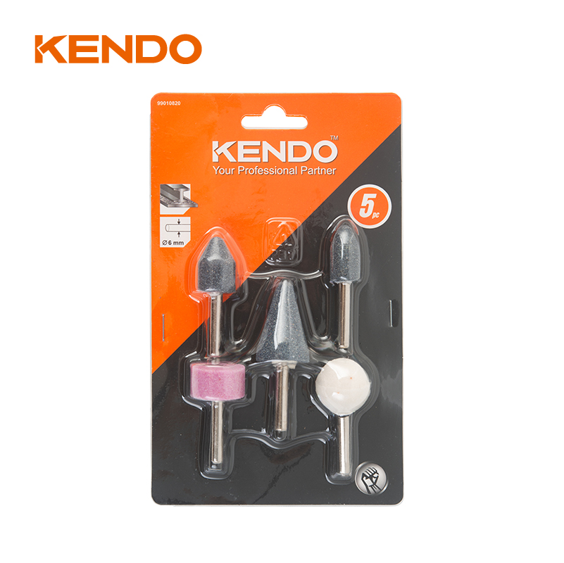 5-teiliger montierter Schleifstiftsatz