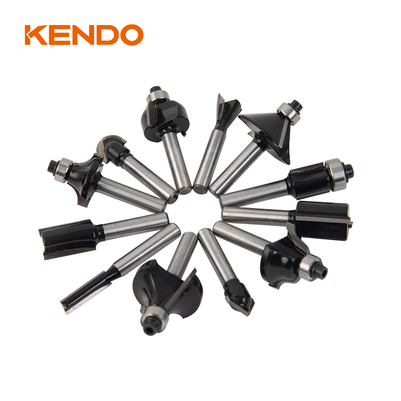 12-teiliges gemischtes Fräser-Bit-Set