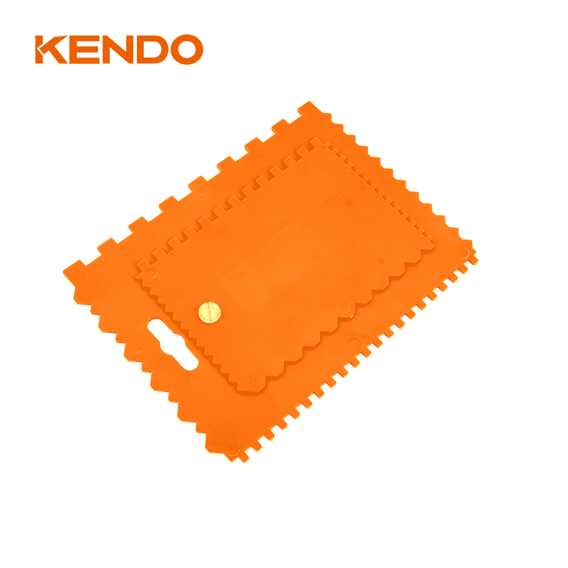 2 Stück Kunststoffschaber mit Zahn