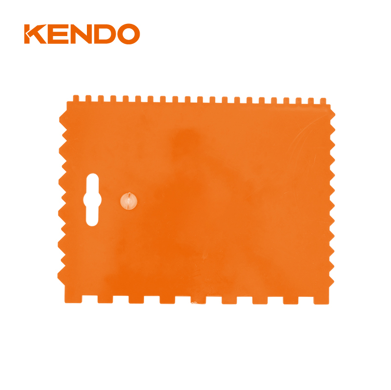 2 Stück Kunststoffschaber mit Zahn