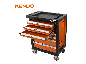 So organisieren Sie Ihre Werkzeuge mit einer rollenden Werkzeugkiste mit mehreren Schubladen