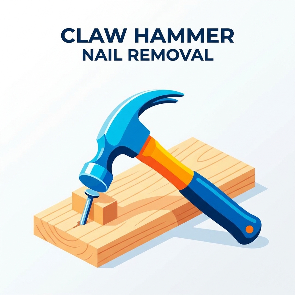 So entfernen Sie Nägel mit einem Klauenhammer, ohne das Holz zu beschädigen